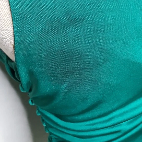 Express Top Size Small Emerald Green Bodycon Sleeveless Festive Dressy Holidays - Picture 5 of 8